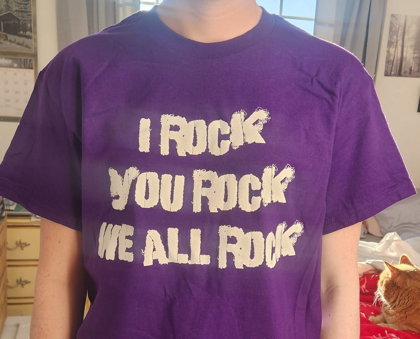 I Rock You Rock Purple - 191SHIRTSI Rock You Rock PurplePositive Vibes T