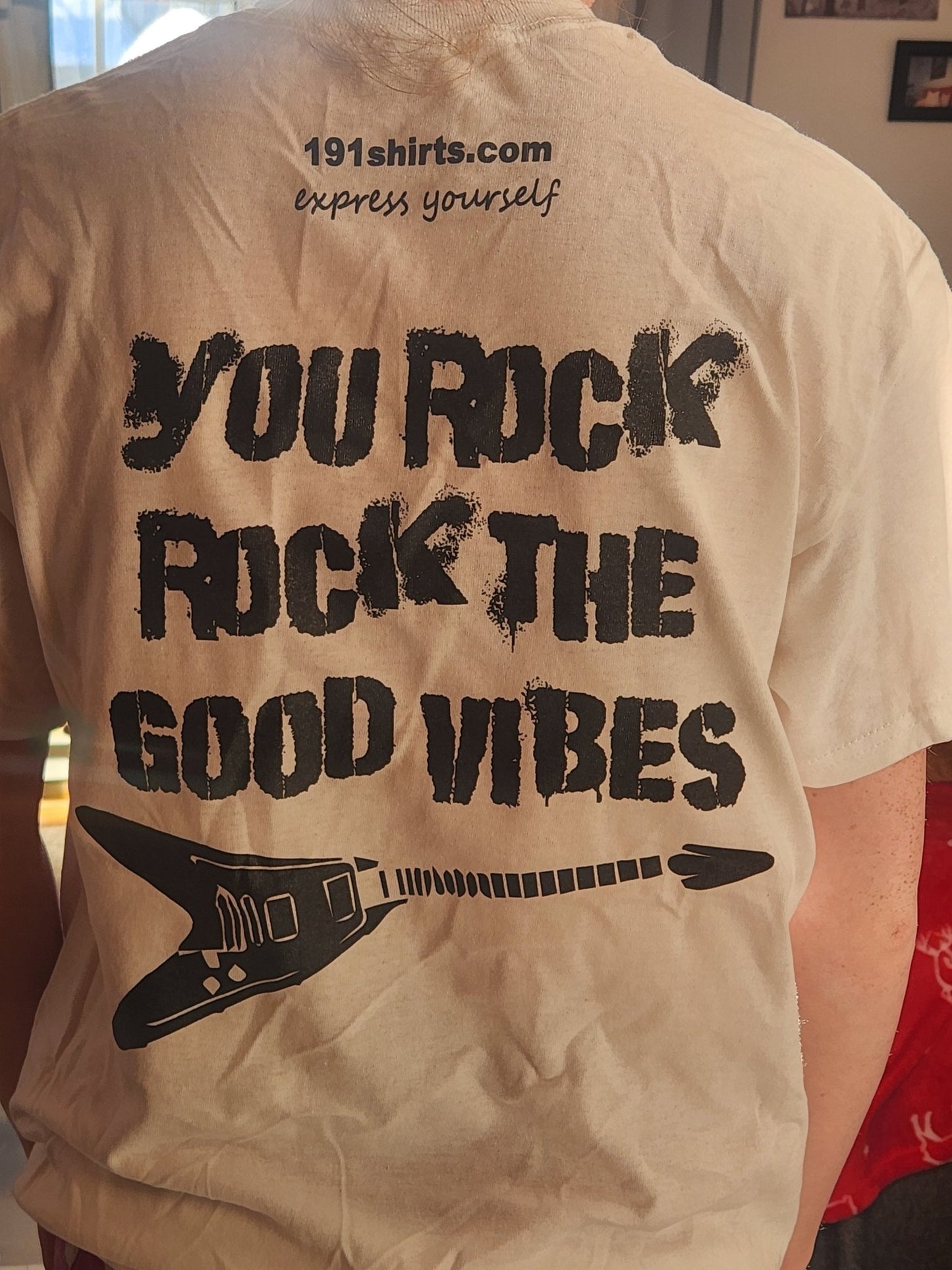 I Rock You Rock White T-shirt - 191SHIRTSI Rock You Rock White T-shirtPositive Vibes T