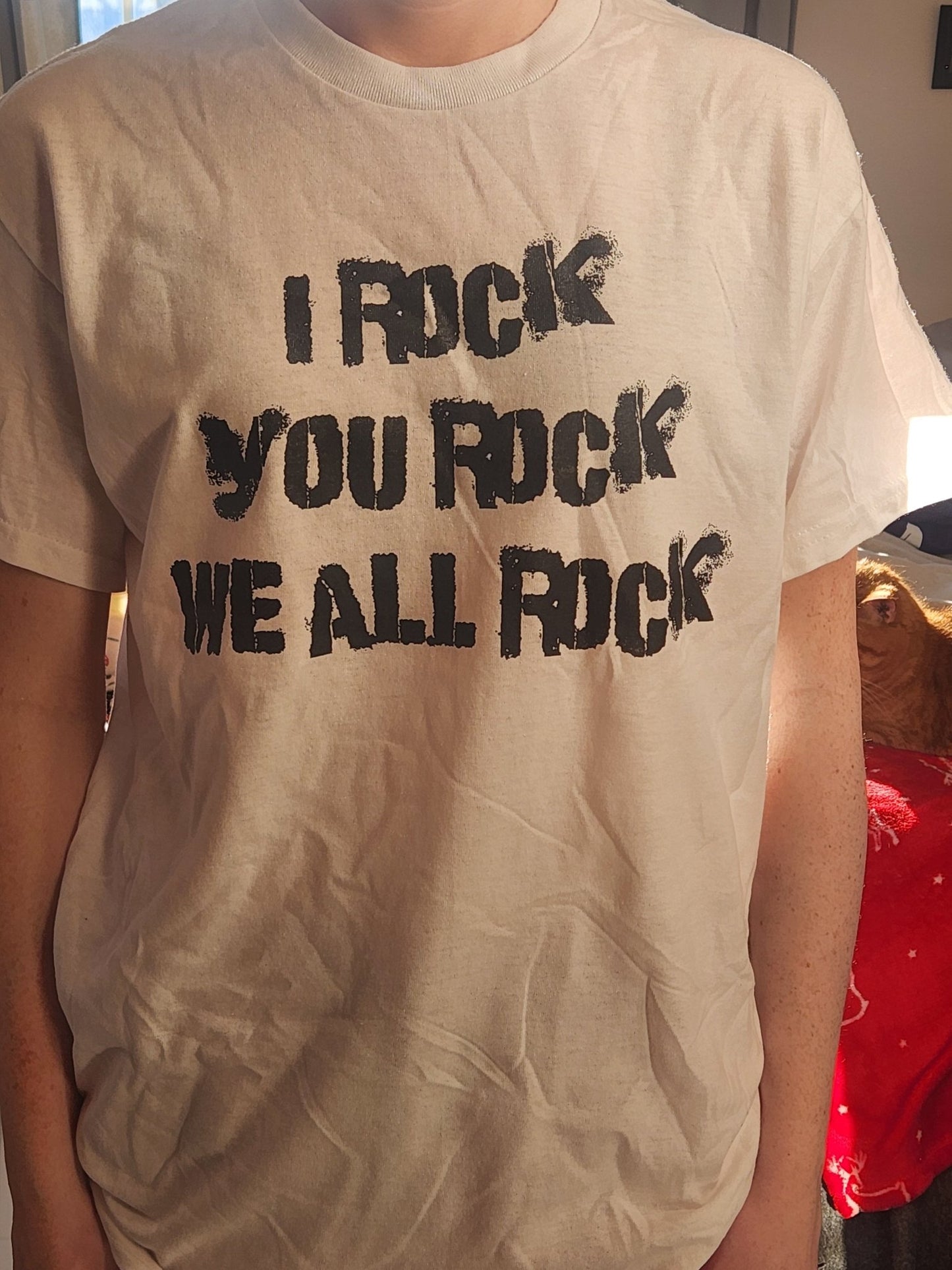 I Rock You Rock White T-shirt - 191SHIRTSI Rock You Rock White T-shirtPositive Vibes T