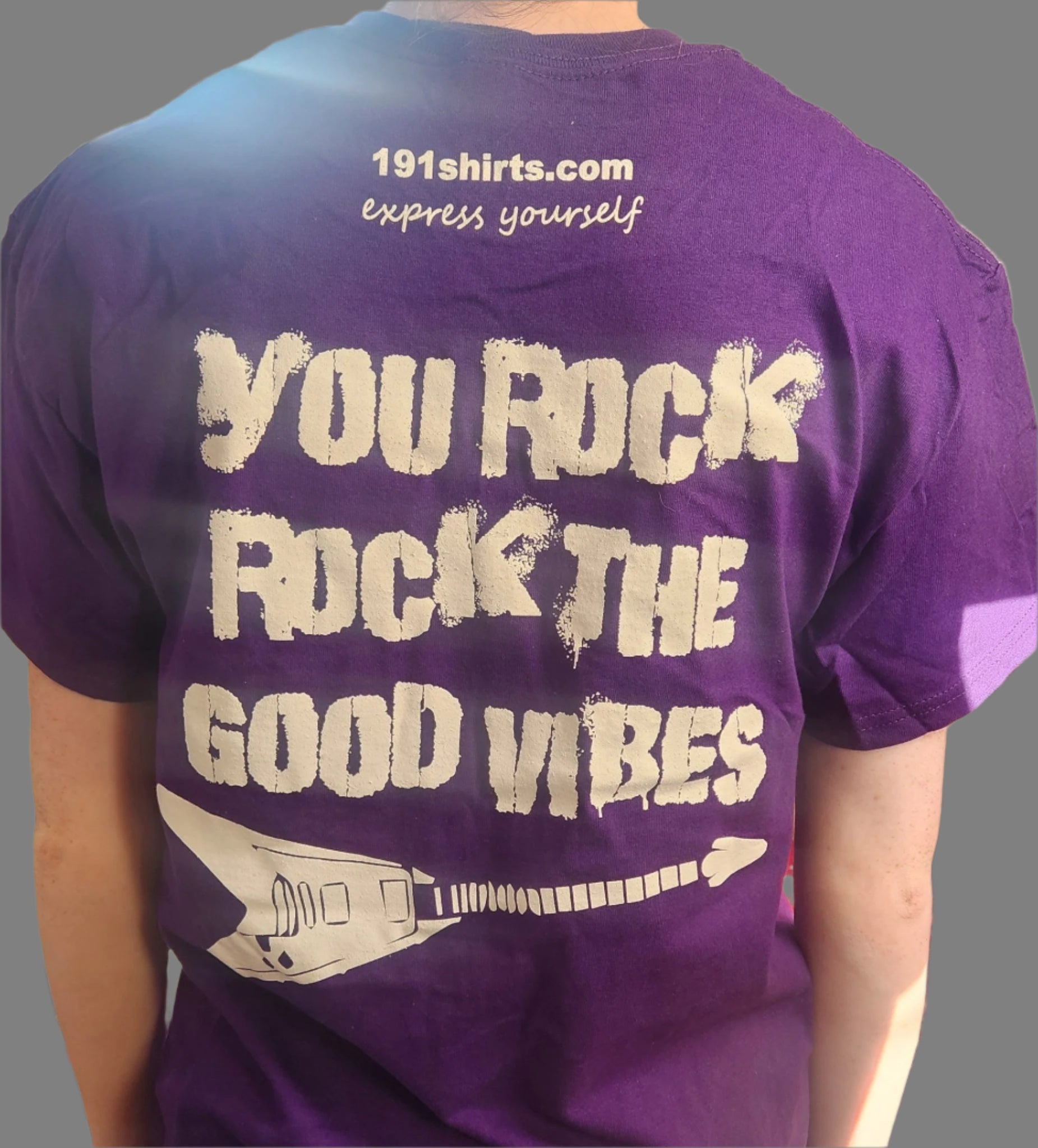 I Rock You Rock Purple - 191SHIRTSI Rock You Rock PurplePositive Vibes T